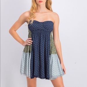 Free People Across the Sea printed tunic dress